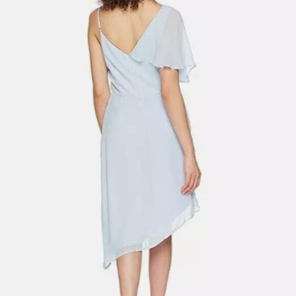 NWT Adelyn Rae Rita Asymmetrical Dress Baby blue - Picture 2 of 10